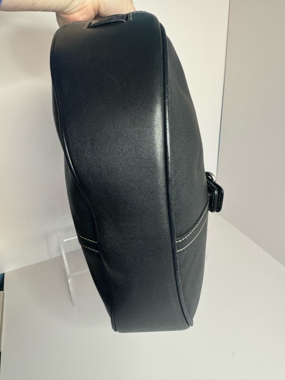 #250 Coach Vintage Y2K Soho Buckle Hampton Hobo Leather Shoulder Bag Style #7548 - Picture 9 of 14